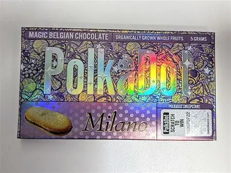 PolkaDot Milano Dark Chocolate Bar 5G PolkaDot Milano Dark Chocolate Bar 5G