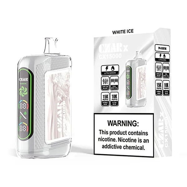 czar-cx15000-disposable-white-ice